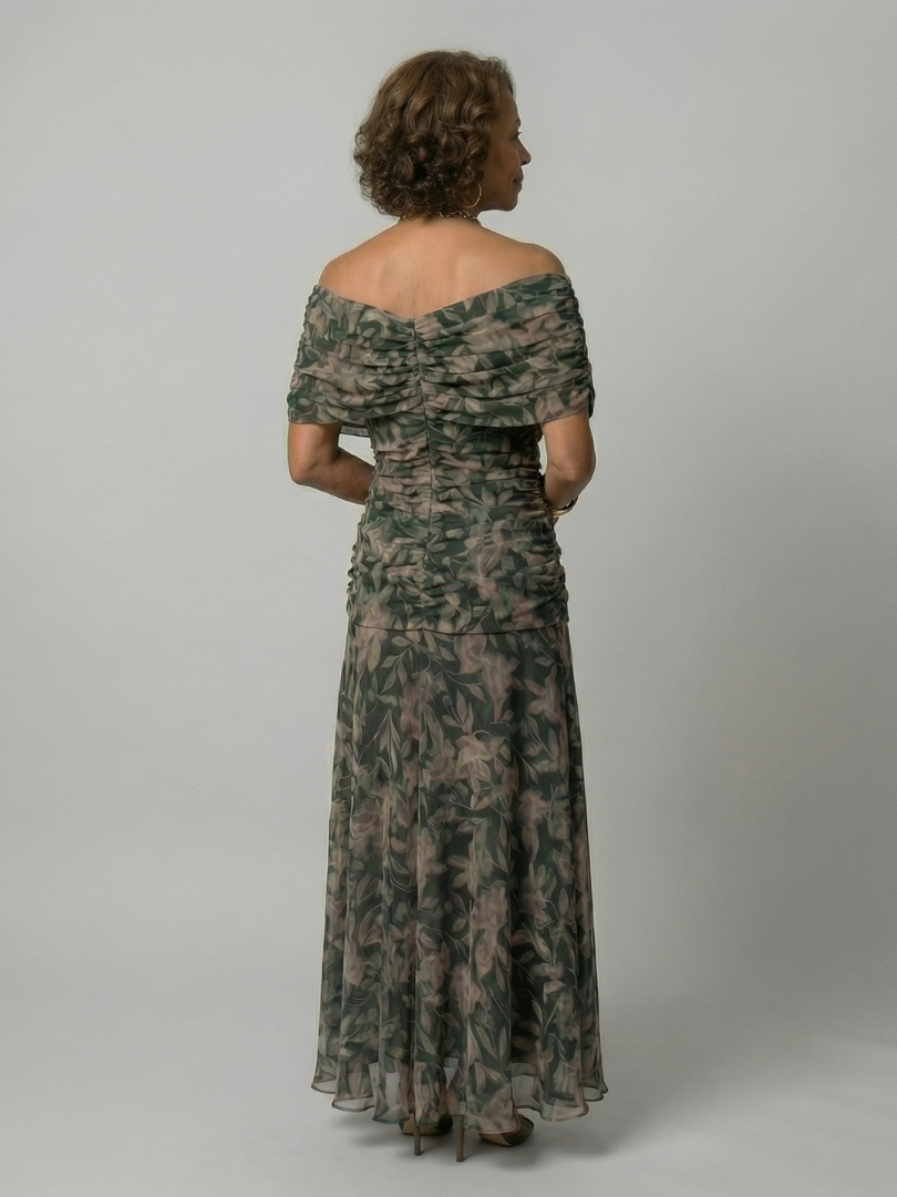 Calen | Abito Midi Off Shoulder
