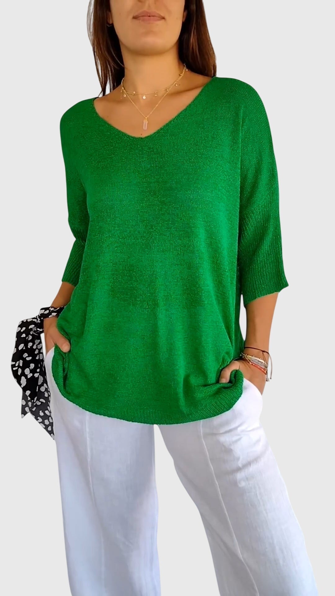 Lily | Elegant V-Neck Top