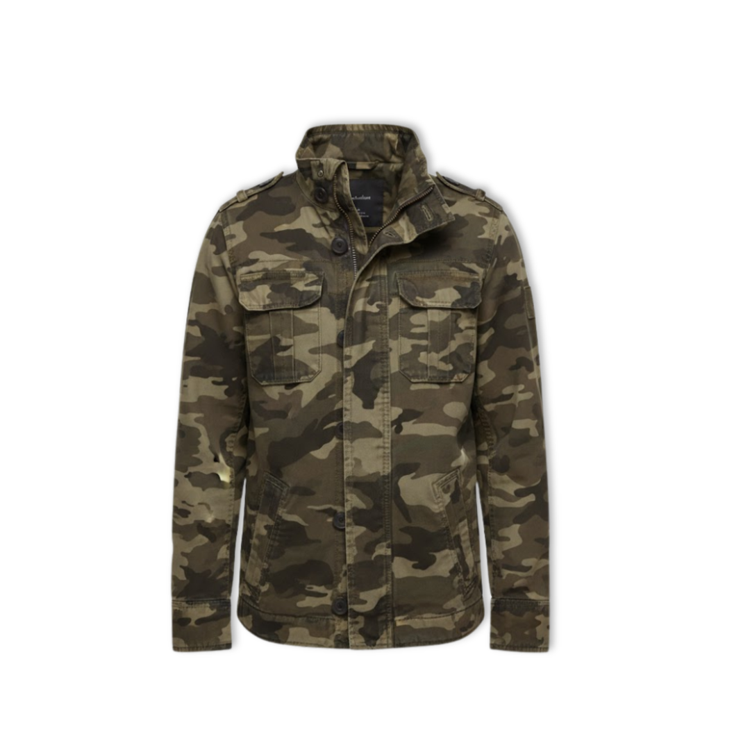 M65 retro cargo field jacket with multi-pocket military-inspired design