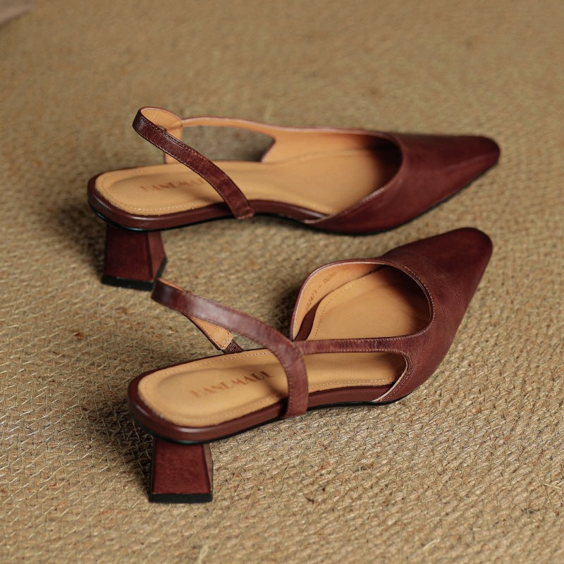 Pumps Slingback in Pelle Arlise