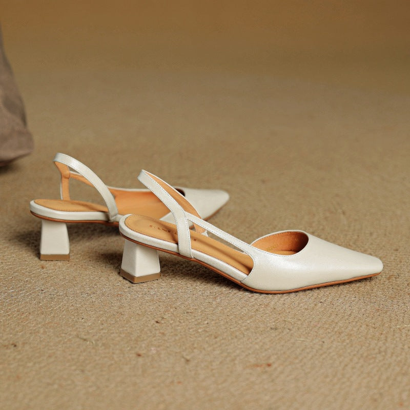 Pumps Slingback in Pelle Arlise