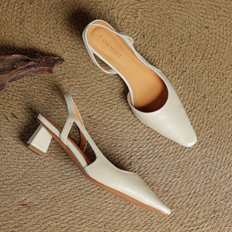 Pumps Slingback in Pelle Arlise