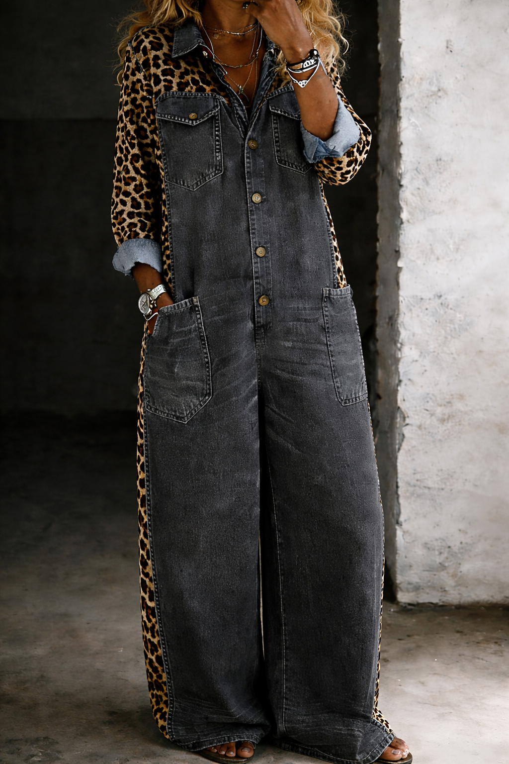Amanda | Tuta in Denim One Piece