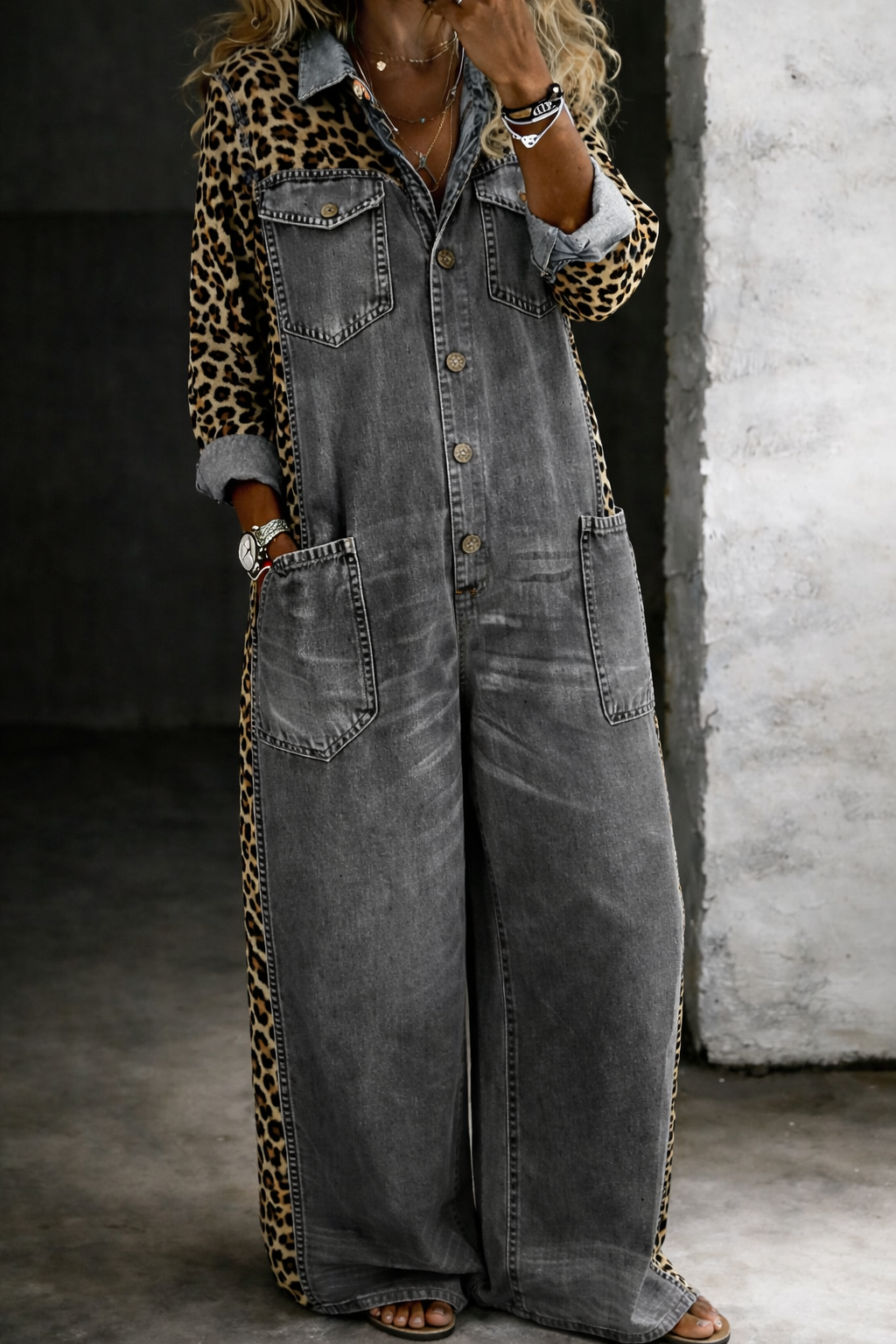 Amanda | Tuta in Denim One Piece