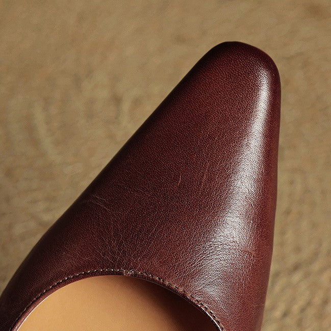 Pumps Slingback in Pelle Arlise