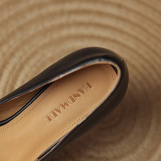 Pumps Quadrati in Pelle Oriel