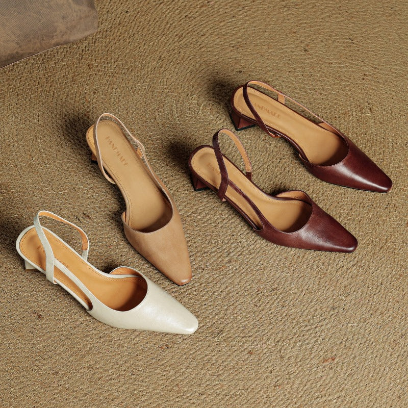 Pumps Slingback in Pelle Arlise