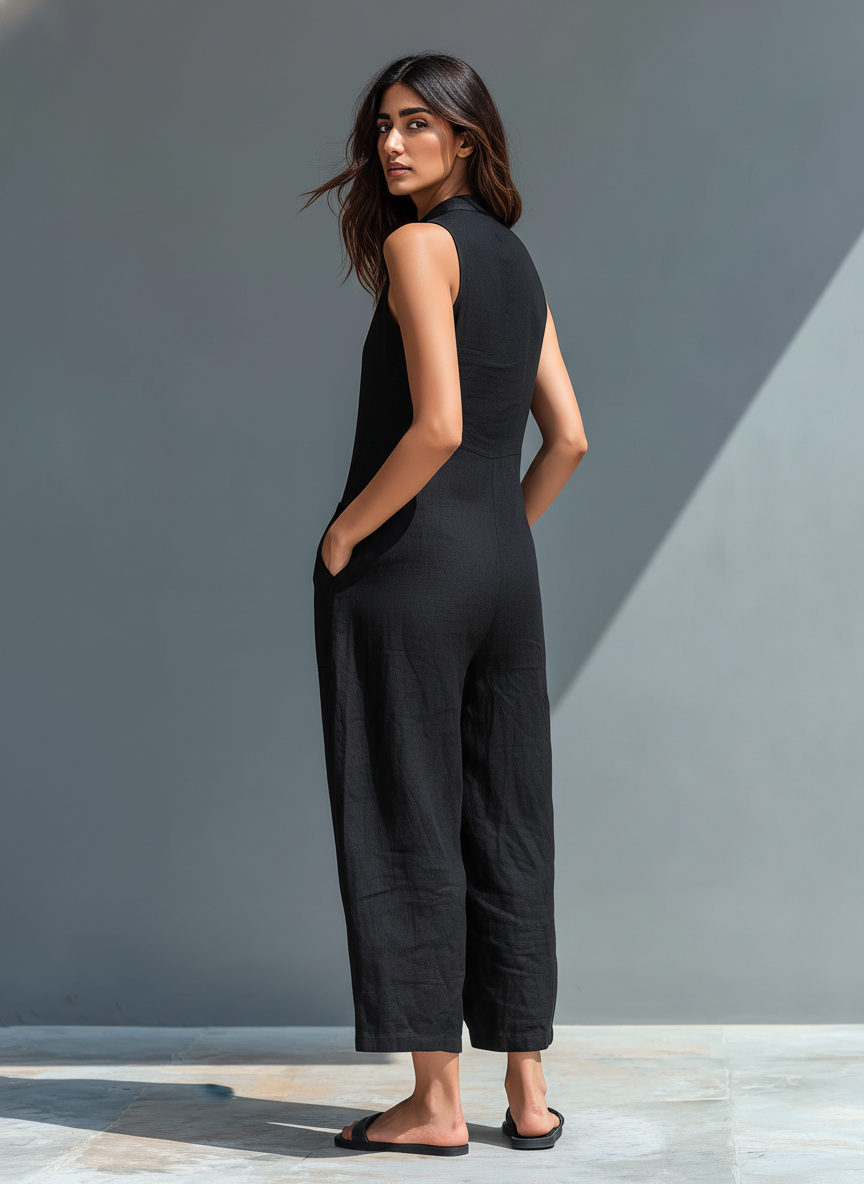 Lucy | Elegante Tuta Senza Maniche