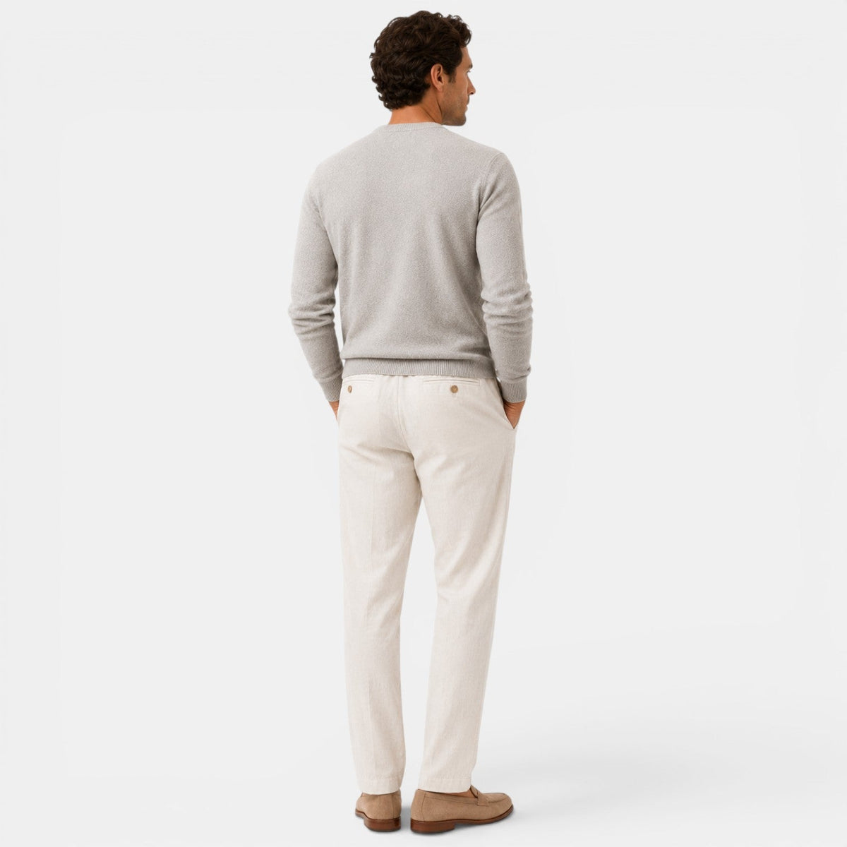 Belcien | Men's Cotton Drawstring Relaxed Trousers