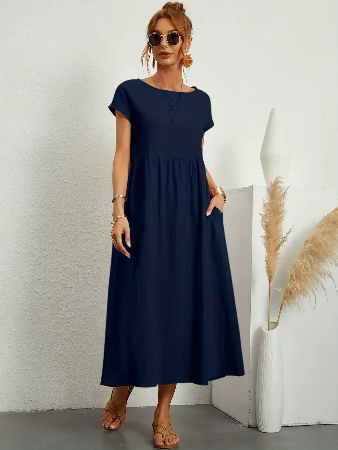 Ursina | Abito Midi Fluido-