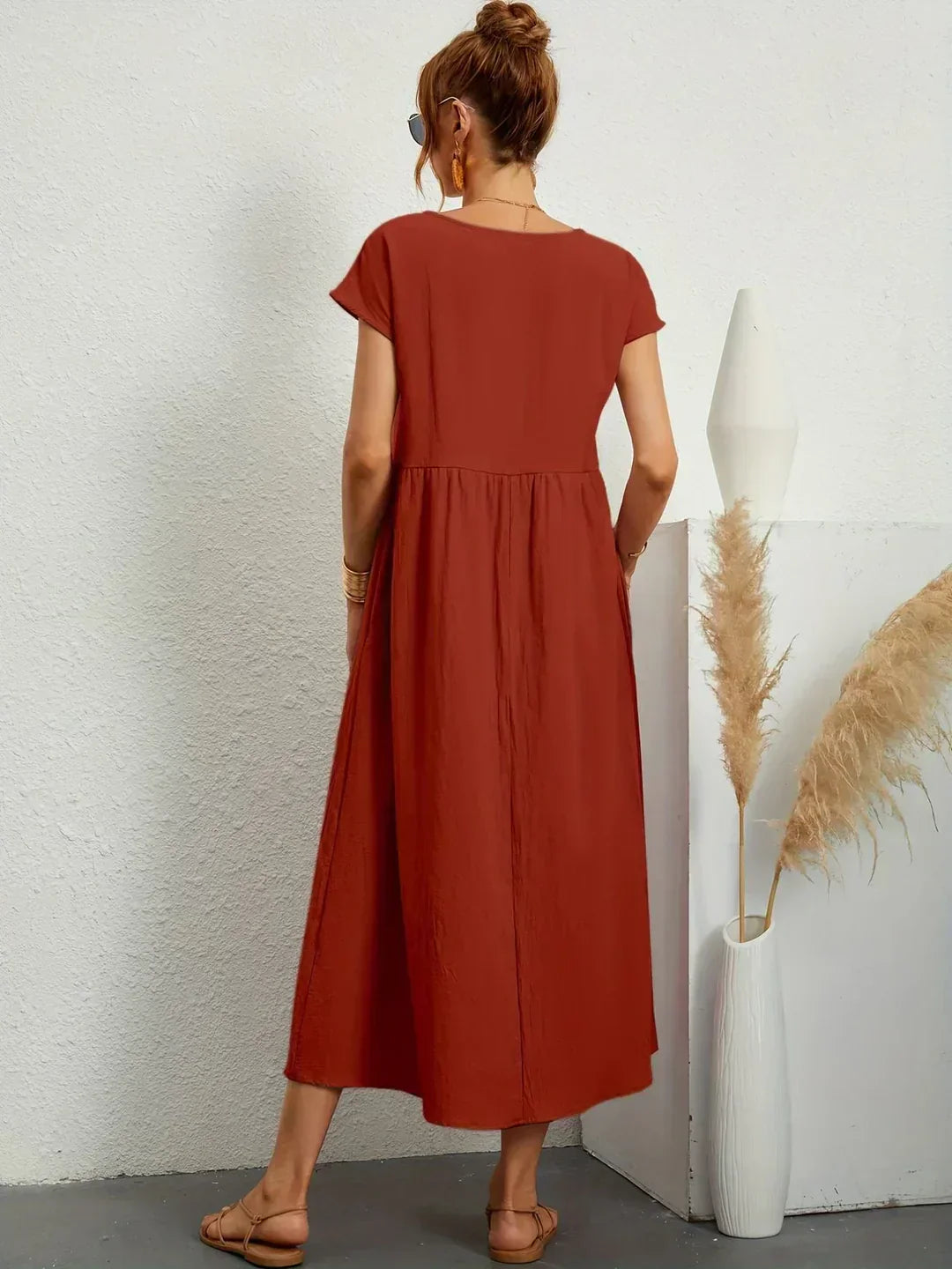 Ursina | Abito Midi Fluido-