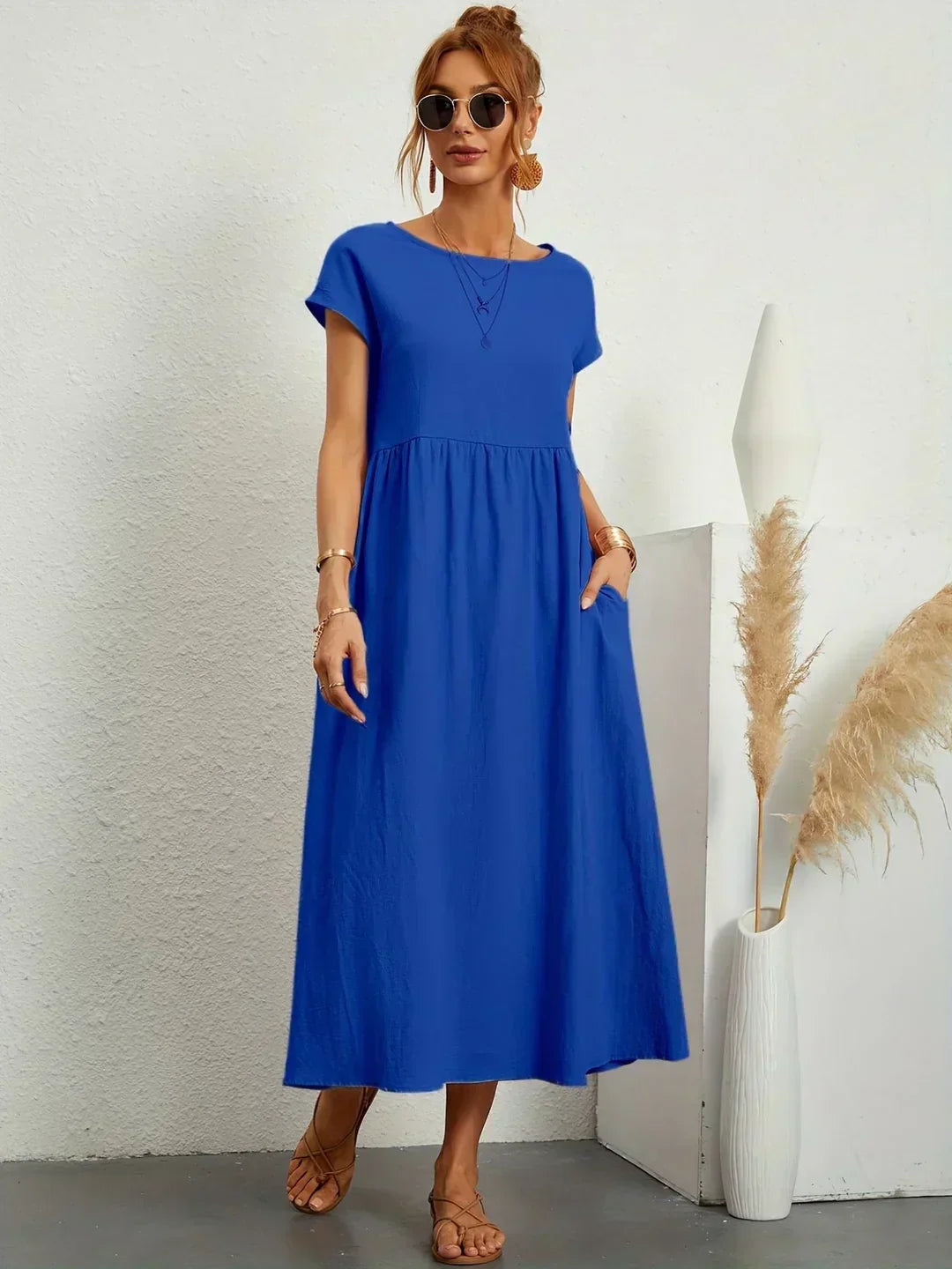 Ursina | Abito Midi Fluido-