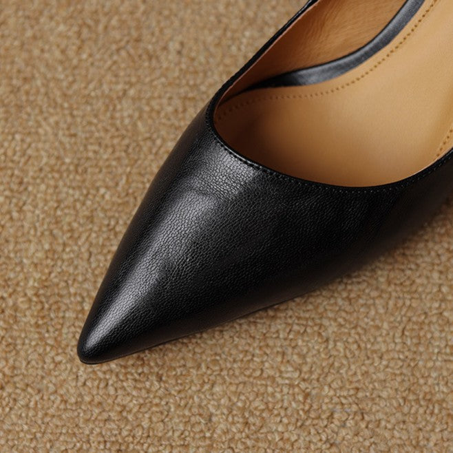 Cymara Scarpe con Tacco in Pelle