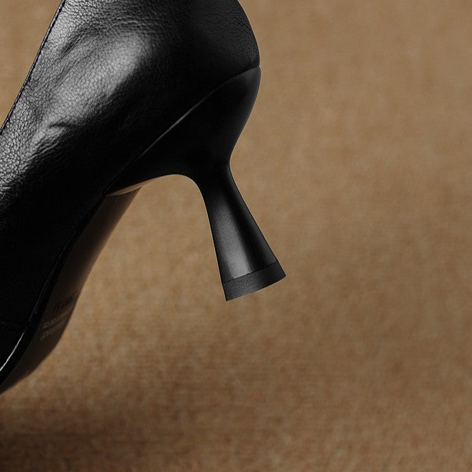 Cymara Scarpe con Tacco in Pelle