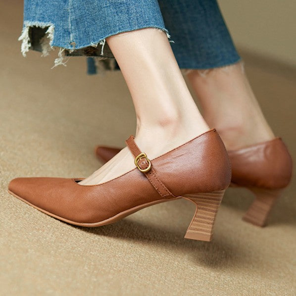 Orvane Mary Jane in Pelle