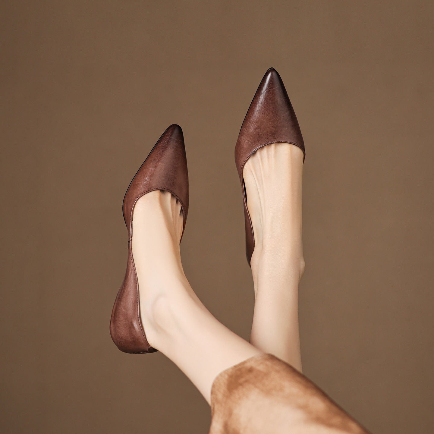 Pantofole in Vera Pelle Arla
