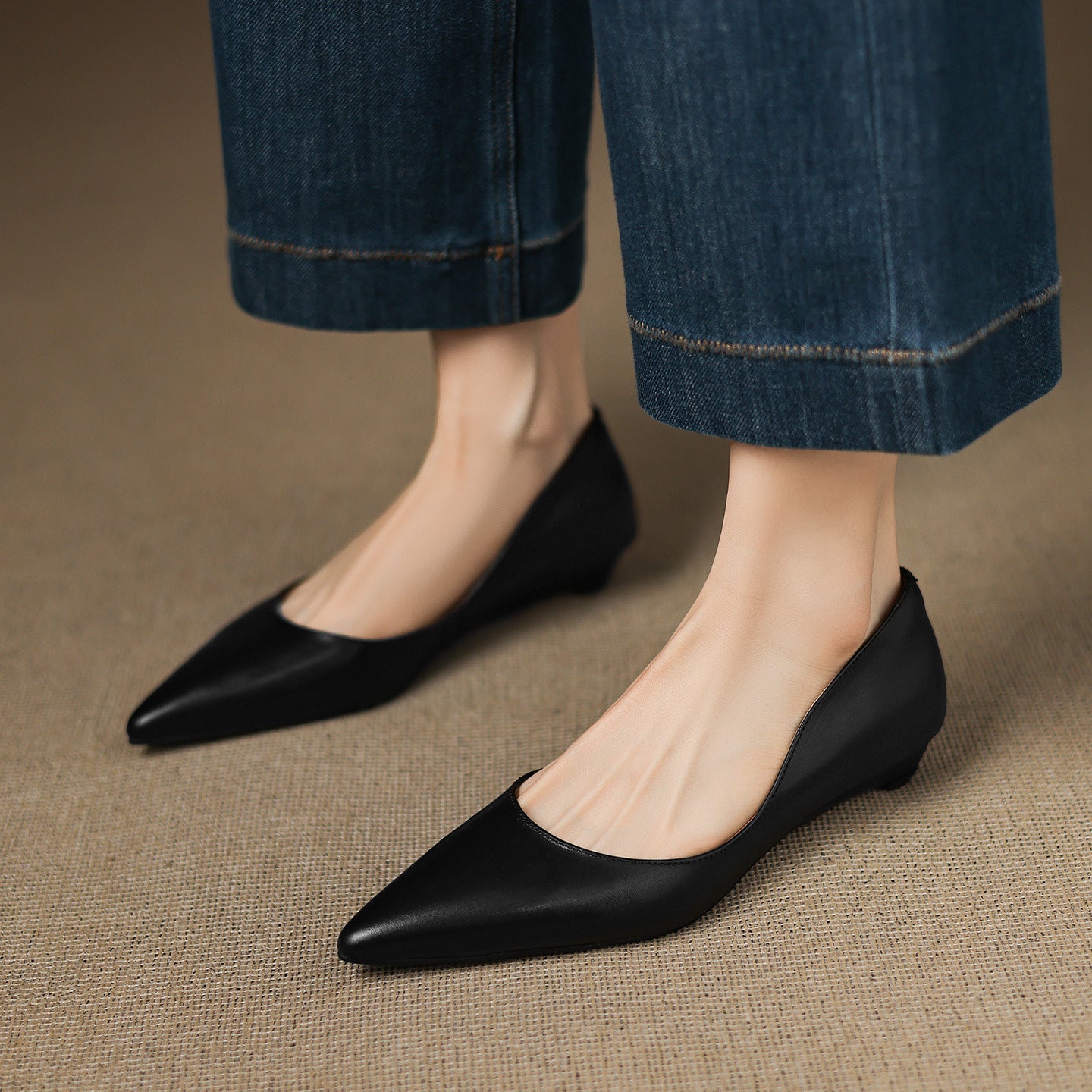 Pantofole in Vera Pelle Arla
