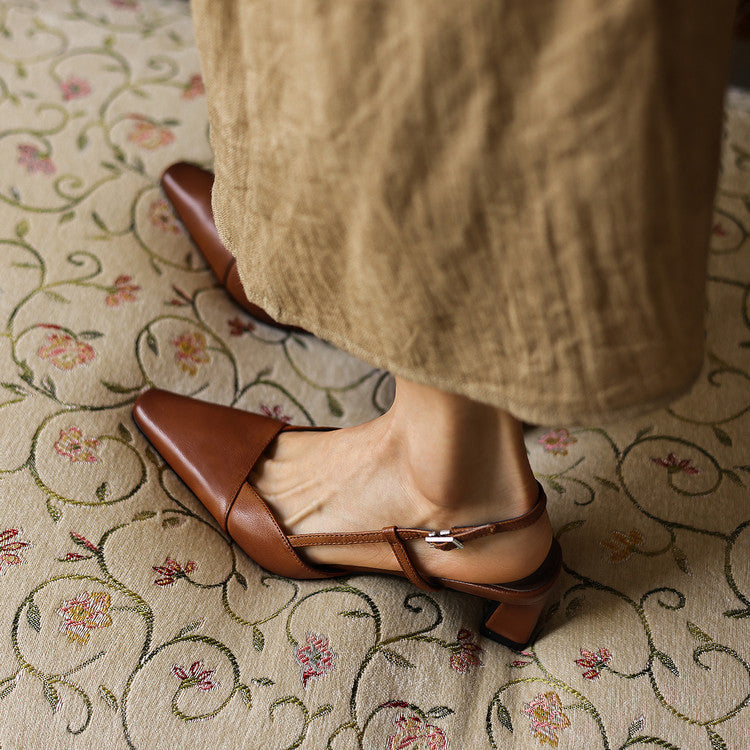 Serelle | Tacchi Slingback in Pelle