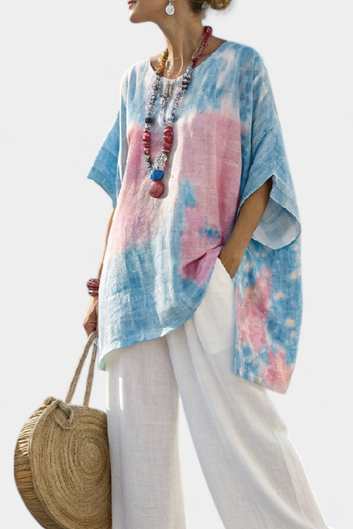 Vantrel | Comfortable Relaxed Top &amp; Striped Bamboo Pants