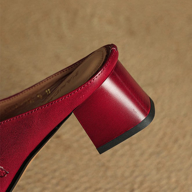 Mule in Pelle Meyra