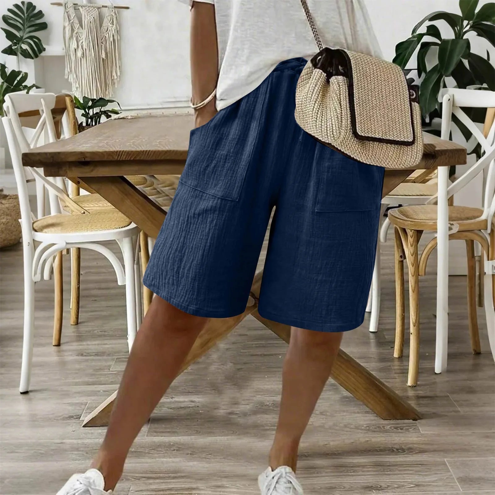 Sienna | Shorts in cotone e lino