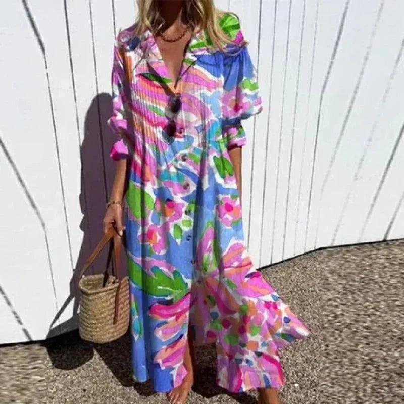 Soleil | Abito Maxi Boho Leggero-