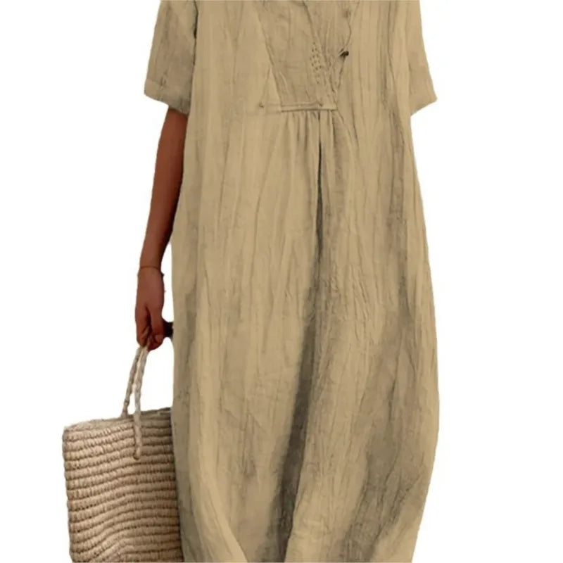 Silvana | Vestito Maxi Testurizzato e Rilassato -
