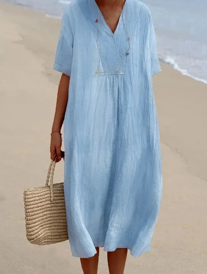 Silvana | Vestito Maxi Testurizzato e Rilassato -
