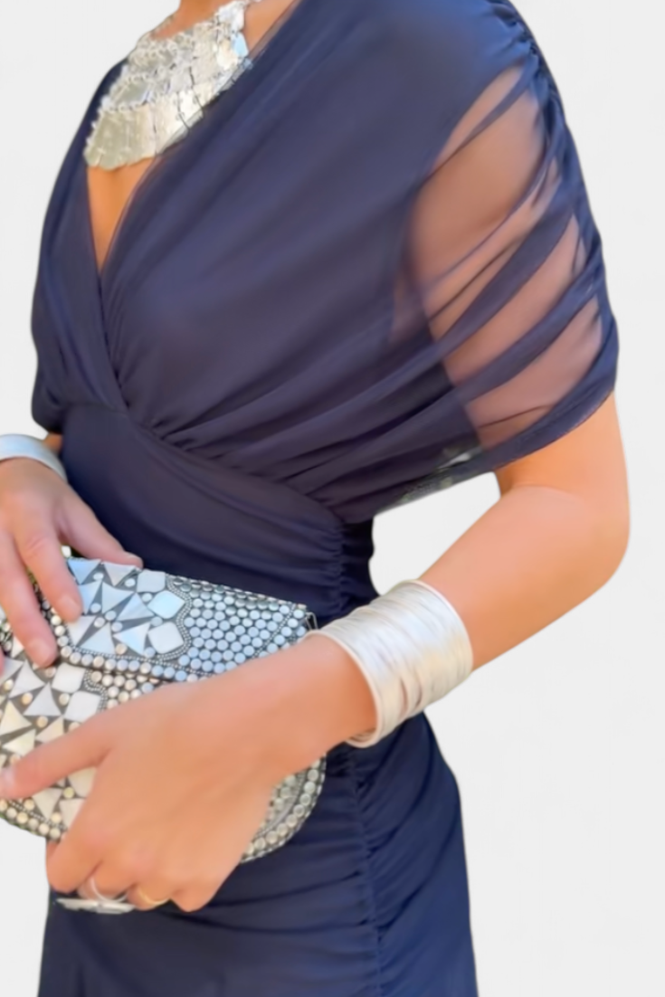 Alondra™ | Vestito Lungo Floreale con Scollatura a V