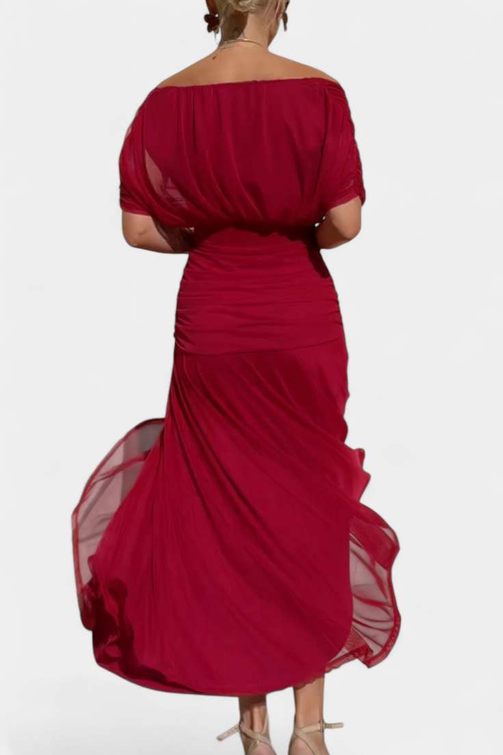 Alondra™ | Vestito Lungo Floreale con Scollatura a V