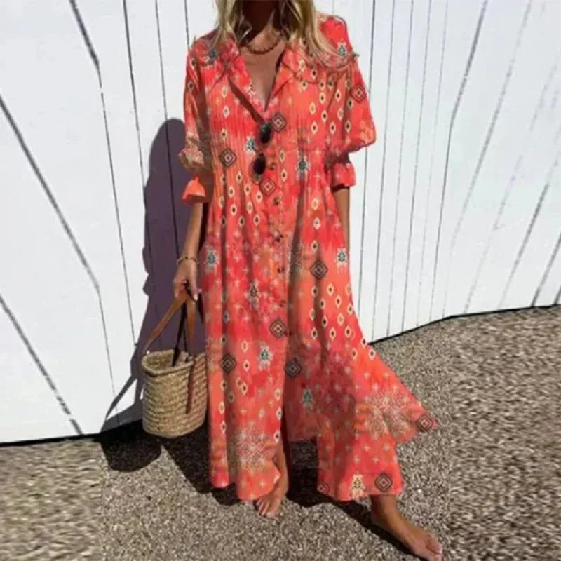 Soleil | Abito Maxi Boho Leggero-