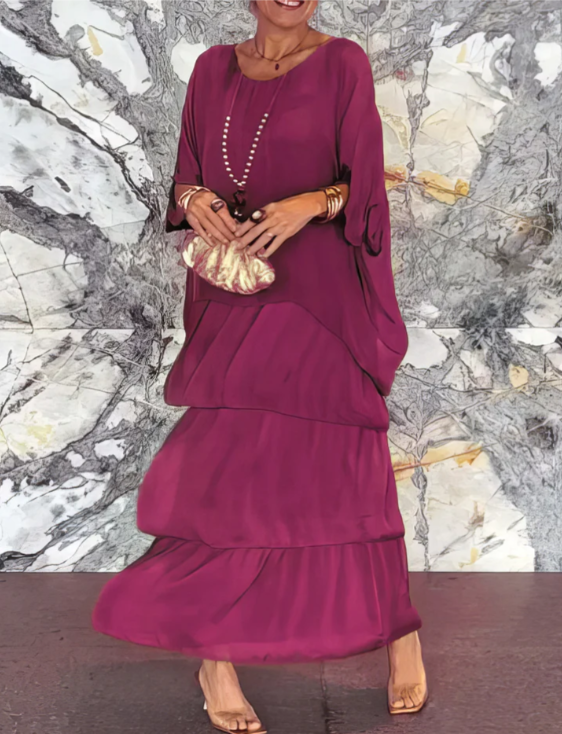 Lara | Abito Maxi Fluttuante Elegante