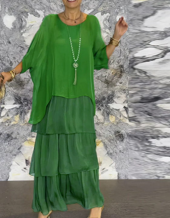Lara | Abito Maxi Fluttuante Elegante
