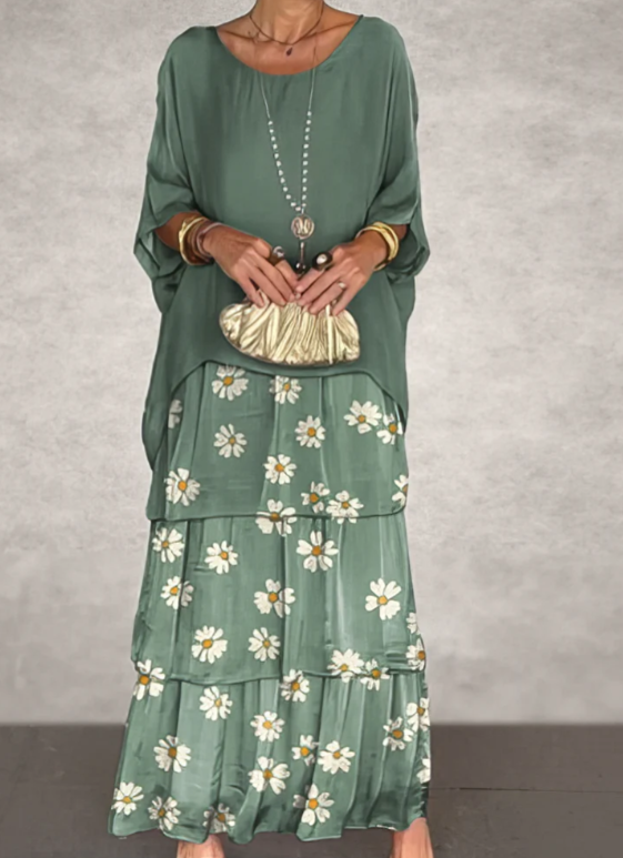 Lara | Abito Maxi Fluttuante Elegante