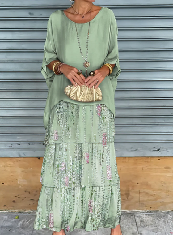 Lara | Abito Maxi Fluttuante Elegante