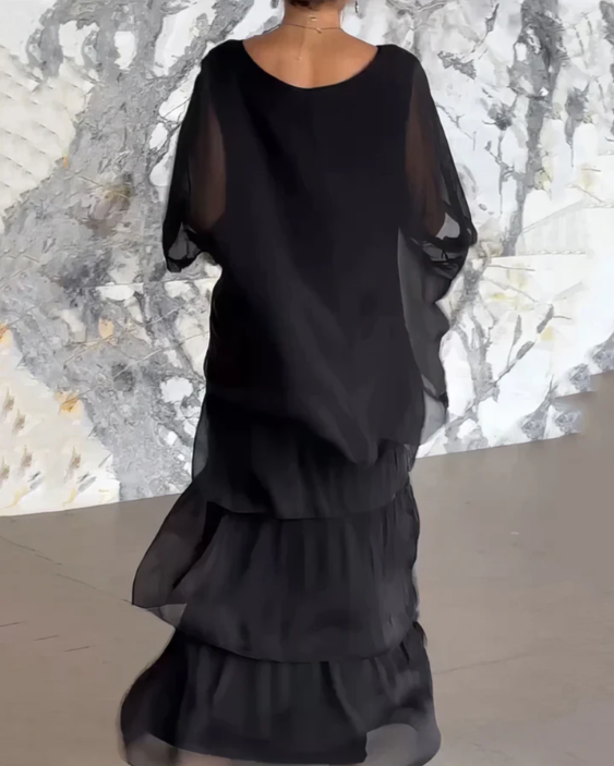 Lara | Abito Maxi Fluttuante Elegante
