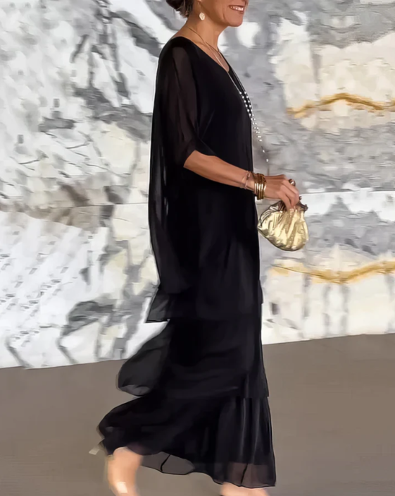 Lara | Abito Maxi Fluttuante Elegante
