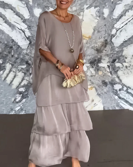 Lara | Abito Maxi Fluttuante Elegante