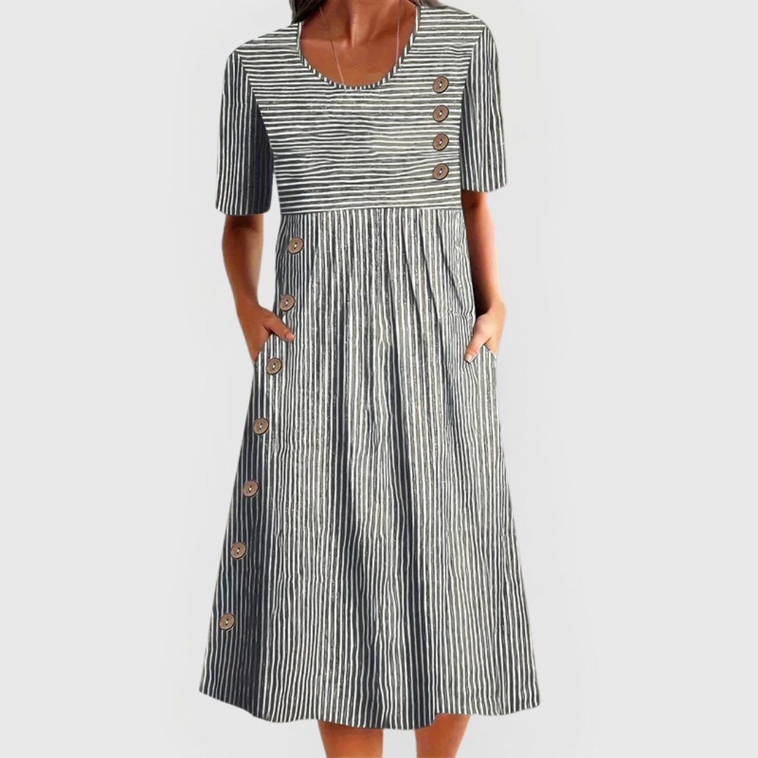 Abito Midi Striato Wanda