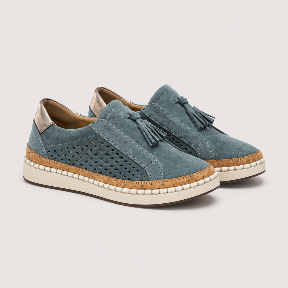 Women's lightweight slip-on loafers shown in multiple colors for everyday wear