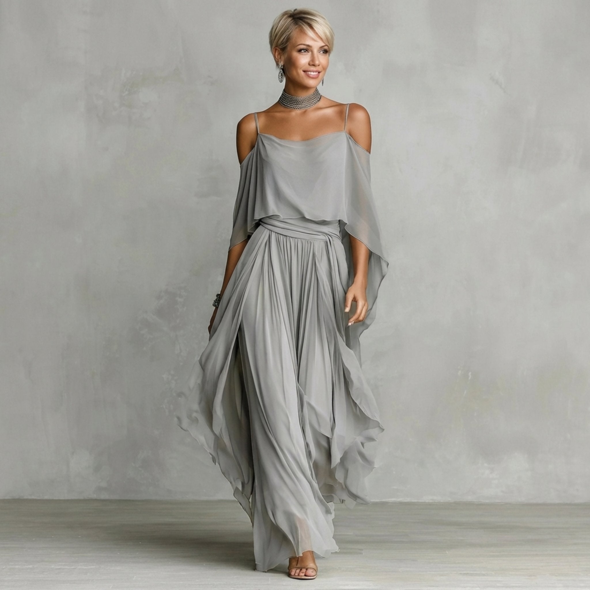 Ivah™ | Set Fluttuante Off-Shoulder