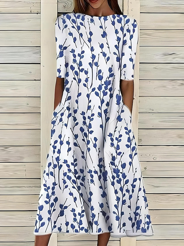 Caitriona | Vestito Maxi Coastal Bloom-