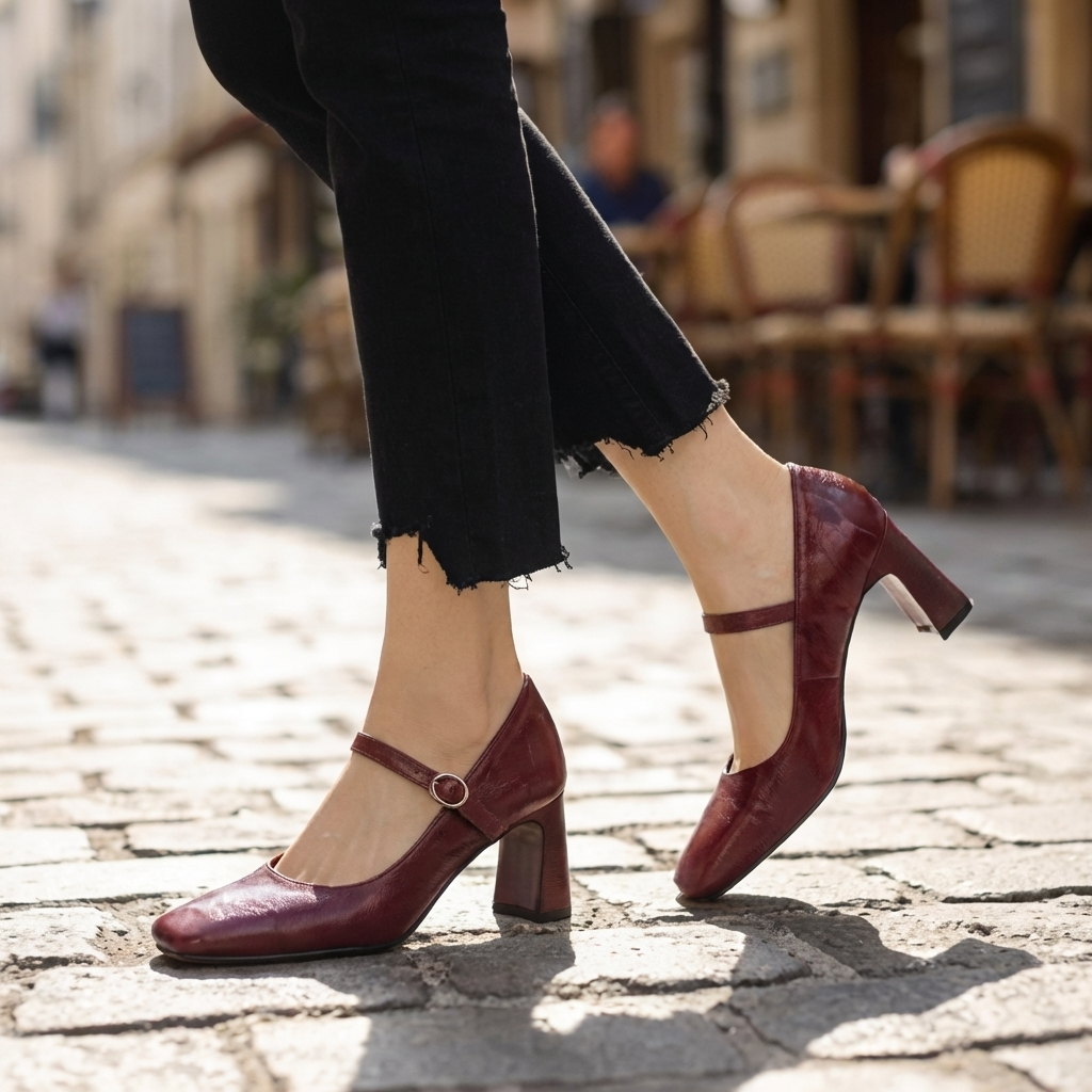 Tacchi con Cinturino in Pelle Monroe