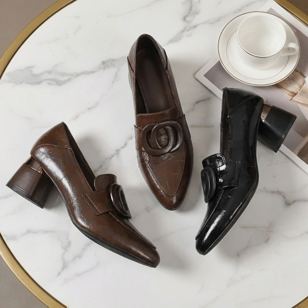 Valora Scarpe con Tacco in Pelle