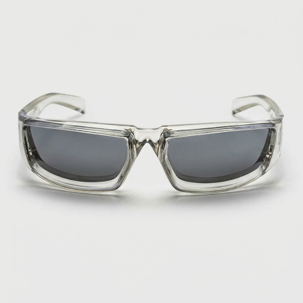 Kim's | WOMEN'S SUNGLASSES | RECTANGULAR | TRANSPARENT