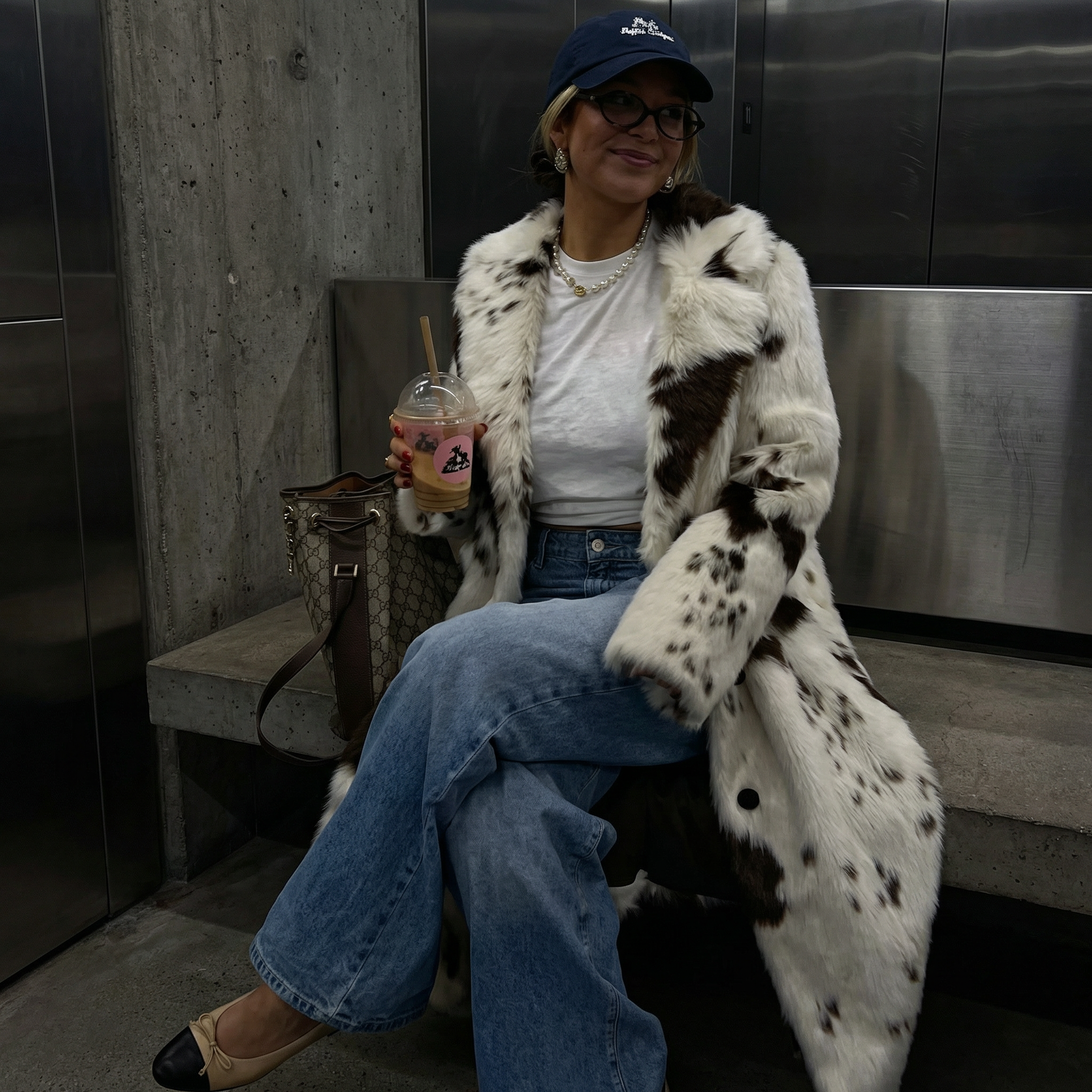 KIM'S | WOMEN'S COAT | PRINTED | OPEN FRONT
