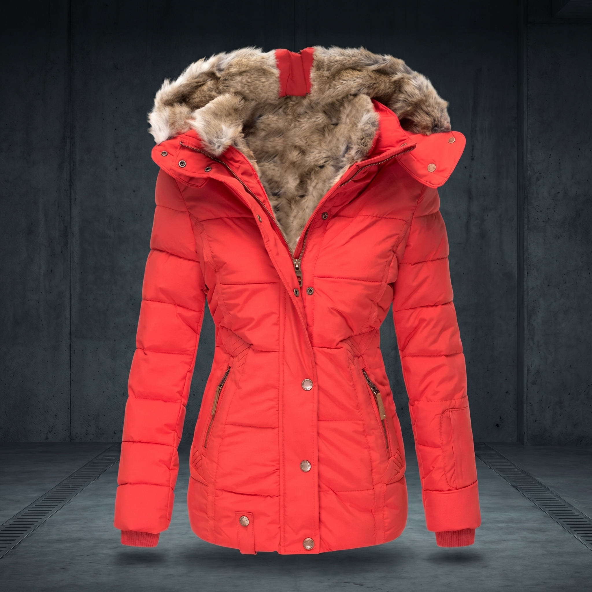 KIM'S | WOMEN'S PARKA | QUILTED | CINCHED
