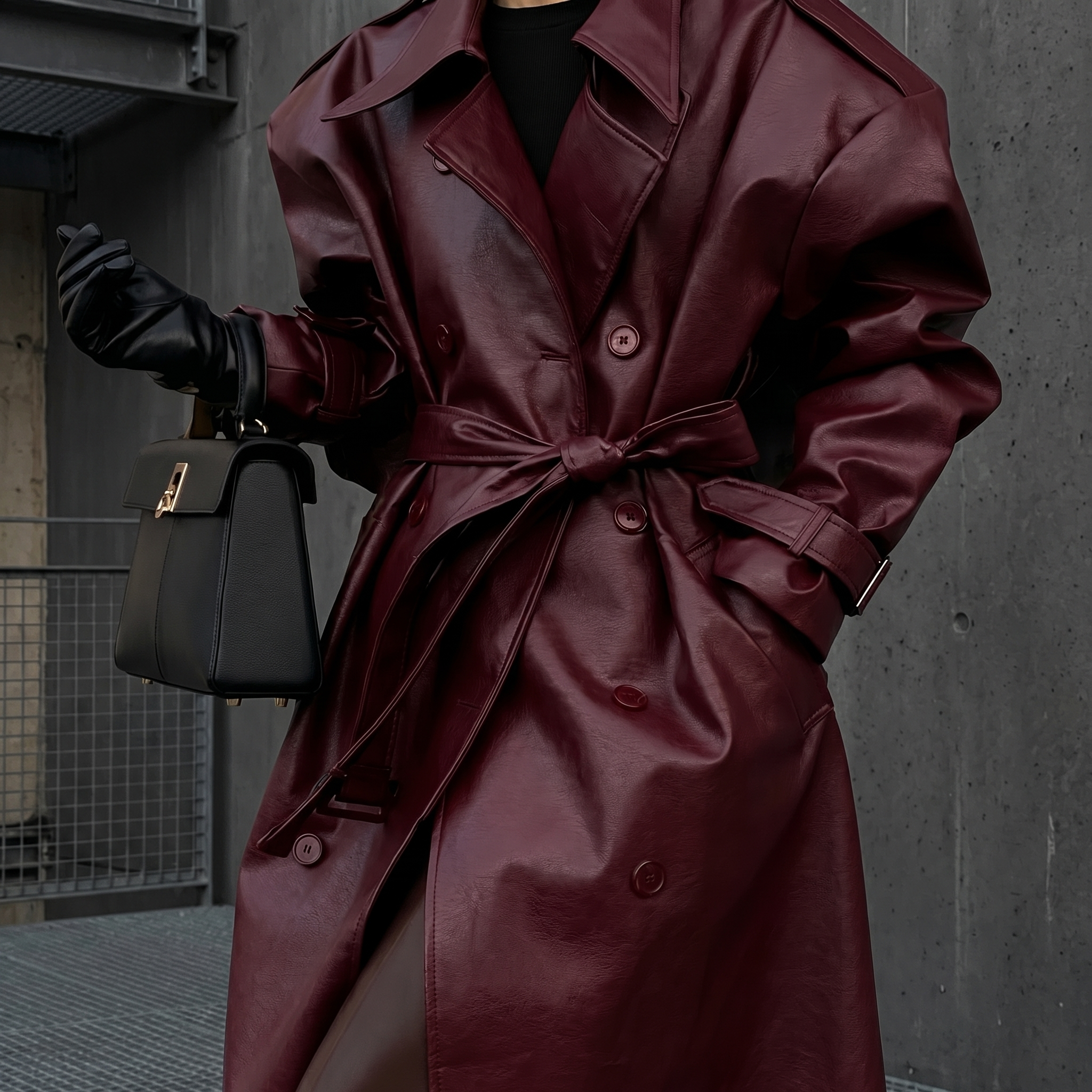KIM'S | WOMEN'S TRENCH COAT | LONGLINE | BELTED