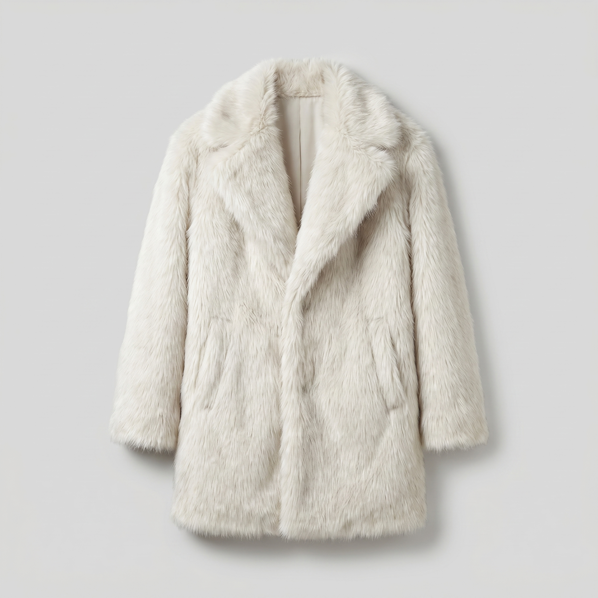 KIM'S | WOMEN'S COAT | FAUX FUR | OPEN FRONT