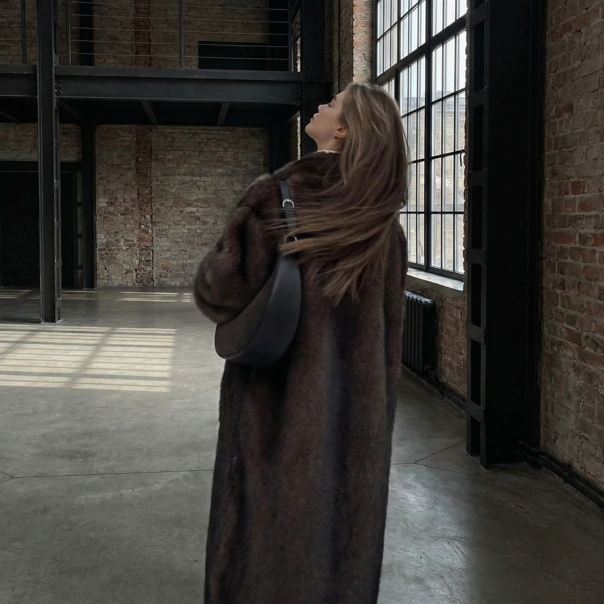 KIM'S | WOMEN'S COAT | LONGLINE | FAUX FUR